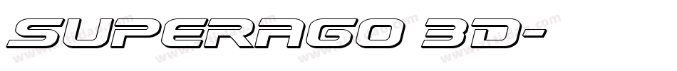 Superago 3D字体转换